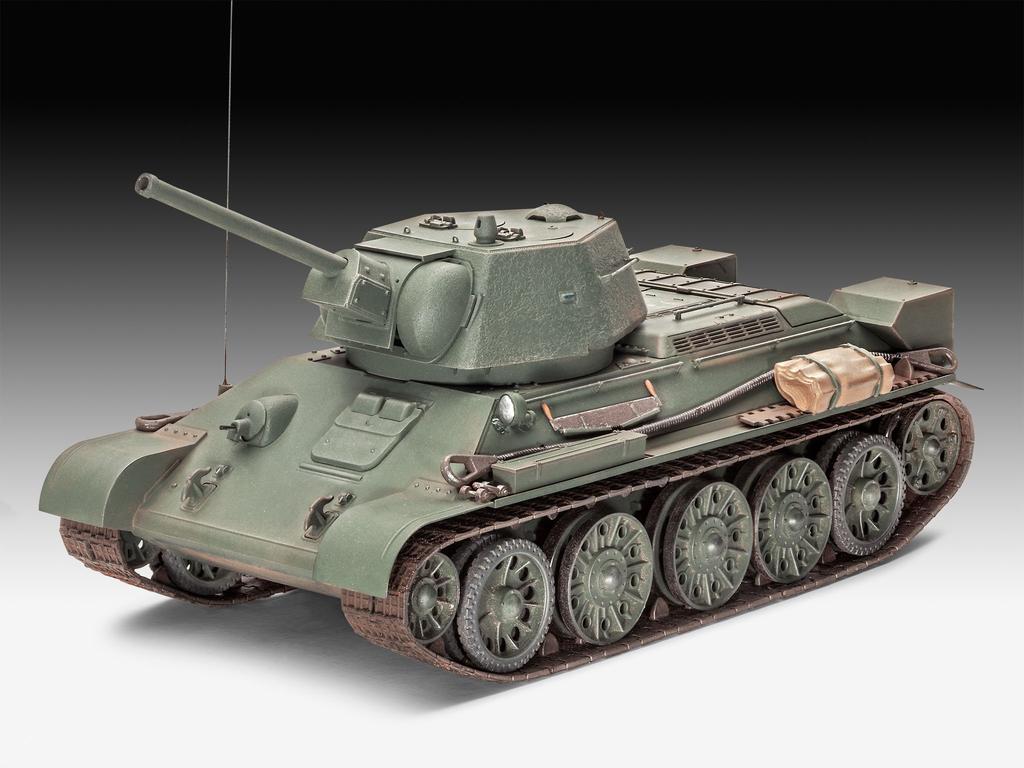German level Soviet plastic model 1/35 T-34/76