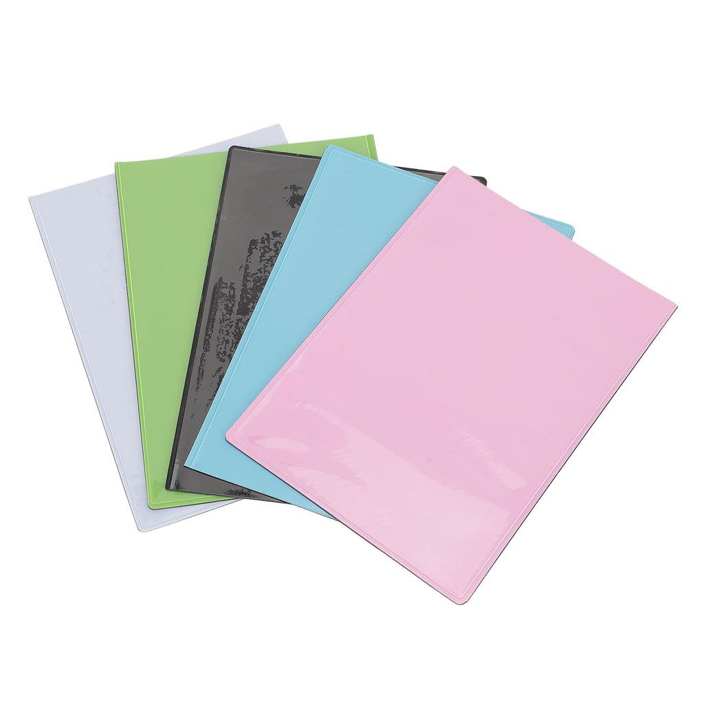 5Pcs Refrigerator Magnetic Picture Frame Stable Prevent Slip Magnetic Pocket Picture Frame Photo