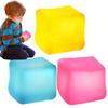 3Pcs Squishy Ice Cube Fidget Toy For Autism Anxiety ADHD Anti Stress Squeeze block Party Favors Gifts Kids And Adults