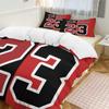 Sports Basketball Three-Piece Quilt Cover 3D Digital Printing Bedding Set Bed Cover
