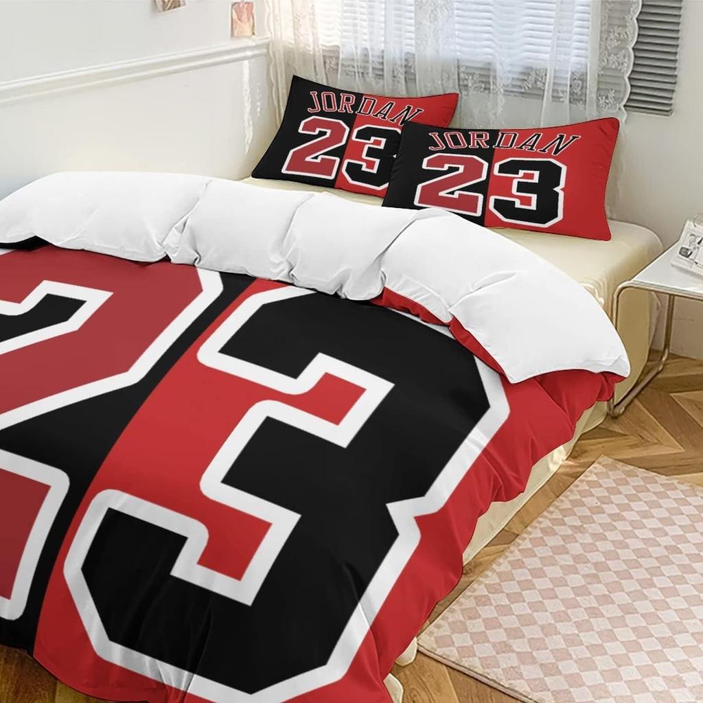 Sports Basketball Three-Piece Quilt Cover 3D Digital Printing Bedding Set Bed Cover