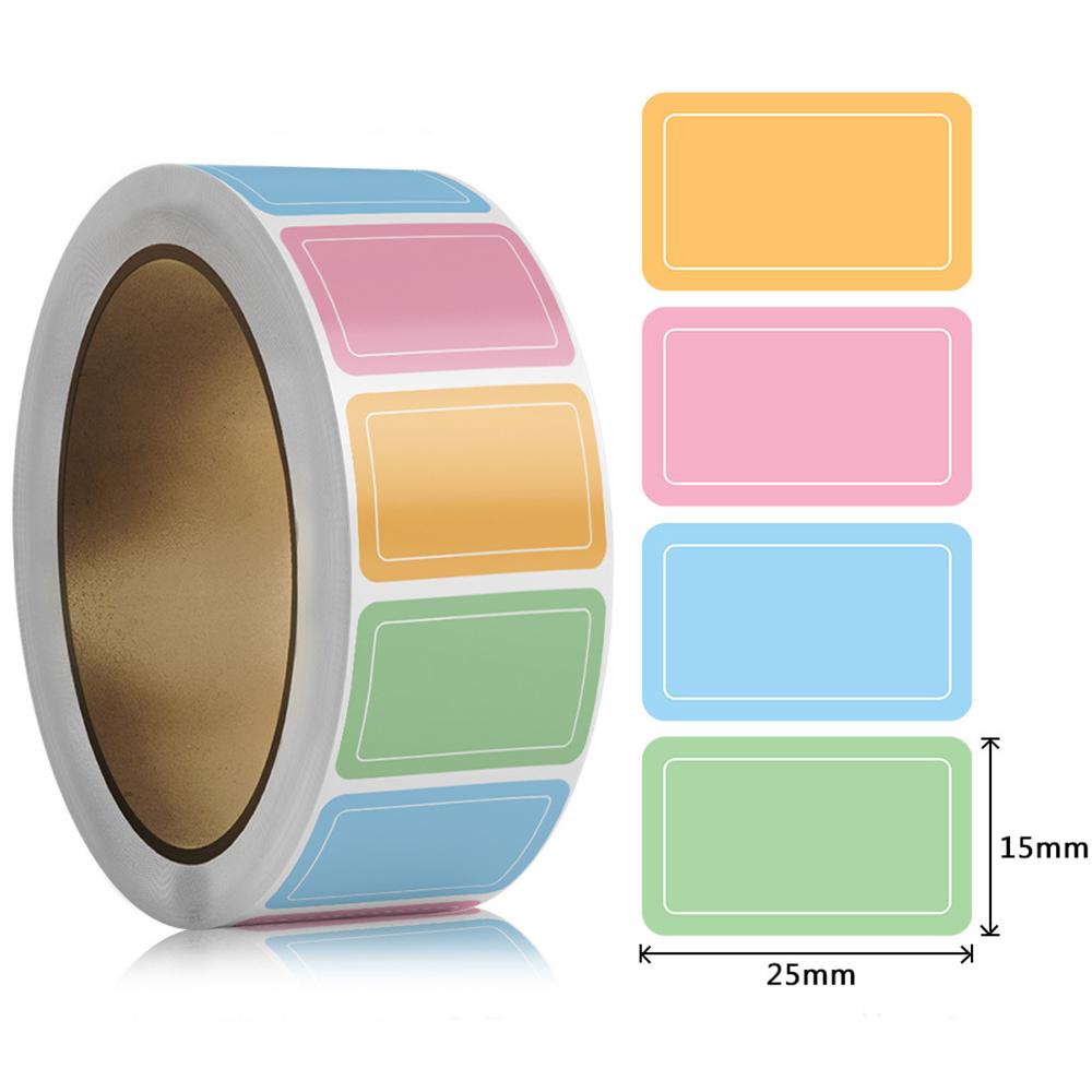 50-800pcs Stickers Colorful Label Stickers Waterproof Self-Adhesive Logo Handwritten Name Name Stickers Index Stickers