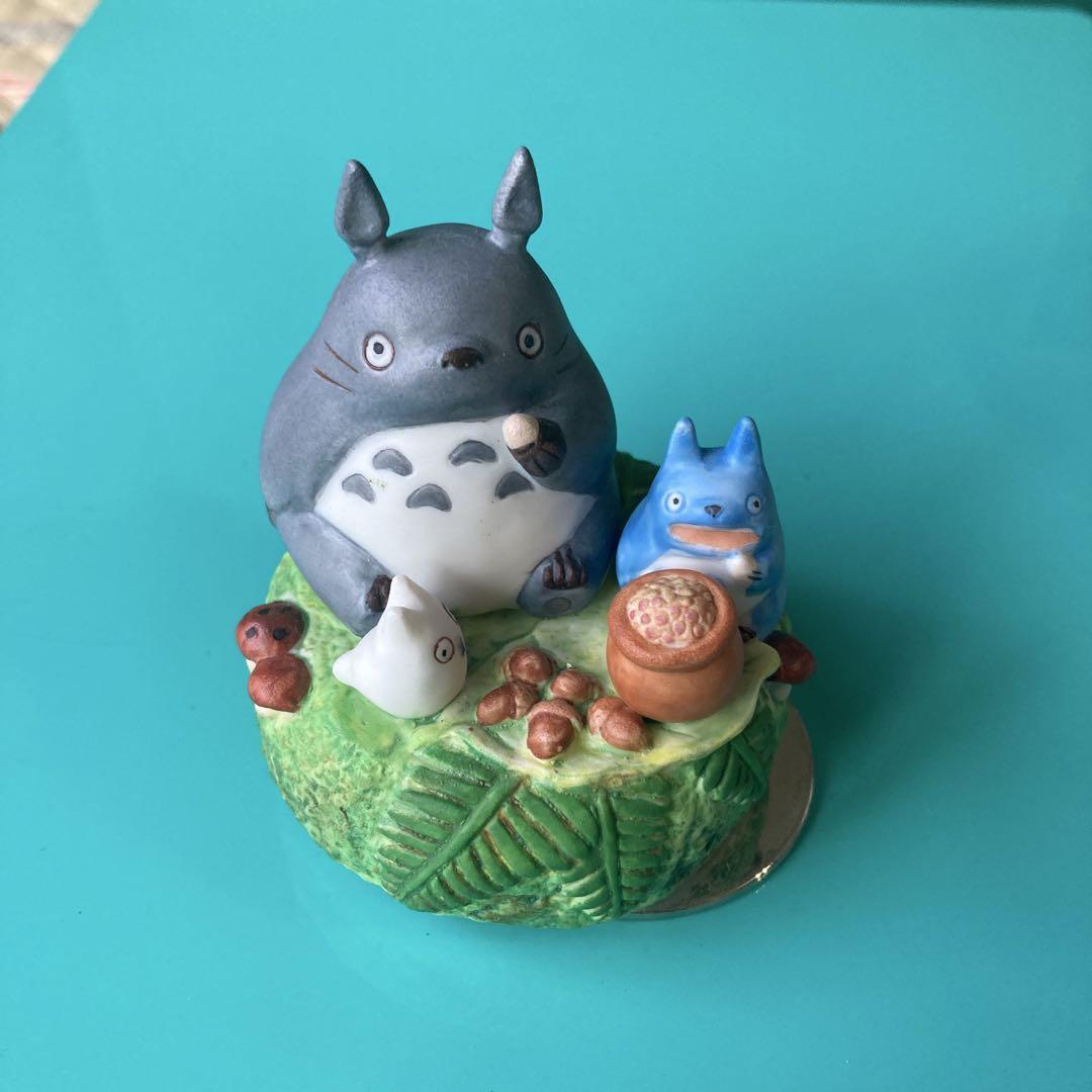 

[USED] Totoro figure music box, approximately 8cm