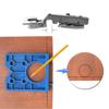 35mm Hole Cutter Concealed Hinge Jig Kit Woodworking Tool for Cabinet Cupboard Door Hinge Boring Jig with Depth Stop