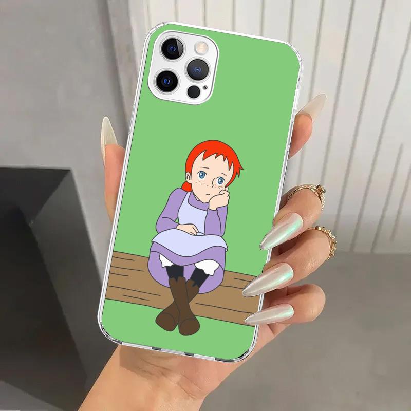 

A-Anne Of Green Gables Shirley Phone Case for Iphone 17 Air 16 15 Plus 14 13 Mini 12 11 Pro Max 16E 7 8 SE 2020 Soft Funda Print iPhone 14 Plus