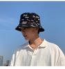 Trendy Double-Sided Embroidered Fisherman Hat for All Seasons - Unisex Casual Style
