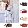 Shoulder Bag Waist Band Mini PU Leather Women Clothing Accessory - Black, as described