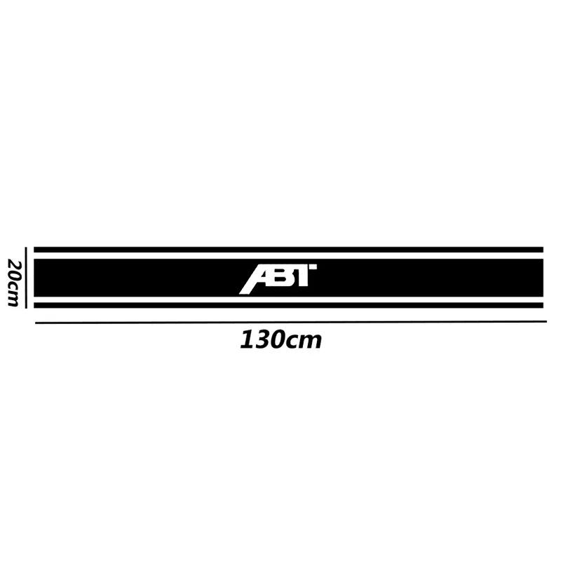ASGBH1 Car Front Bonnet Hood Stickers Vinyl Decals Exterior for Volkswagen VW ABT Emblem Body Anti Scratch Film Stripe Accessories