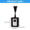 Temporizador Automático Enchufable Controlador de Tiempo Con Pantalla LCD Para Decoración Festiva Hidroponía Compatible 110-220V