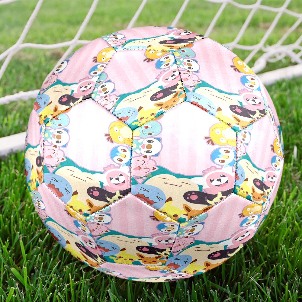 Pokémon Theme Size 5 Soccer Ball, Suitable for Both Indoor and Outdoor Matches, a Gift Suitable for Everyone.