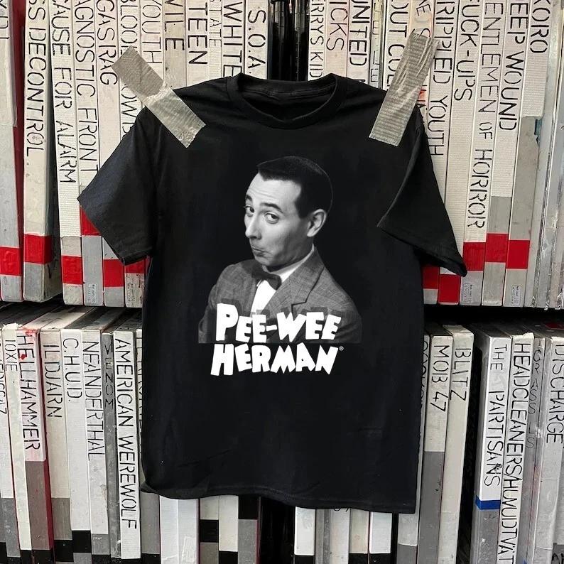 

Pee Wee Herman HOT NEW black T-shirt short sleeve S to 3XL 2XL