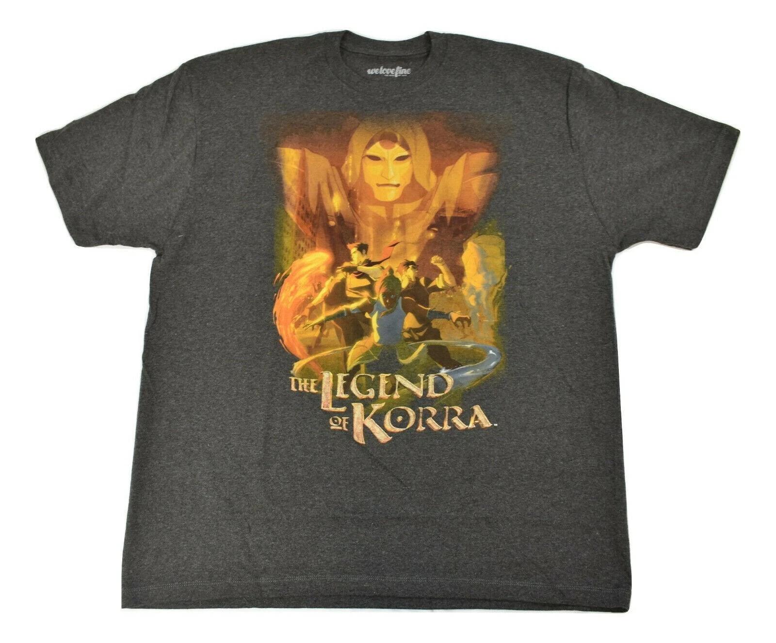 WeLoveFine Mens The Legend of Korra Amon, Korra Shirt New S-2XL 3XL