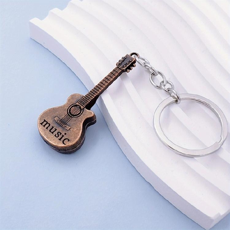 Fashionable Guitar Keychain Trendy Music Guitar Key Ornament for Girls and Women Add Charm to Everyday Accessories