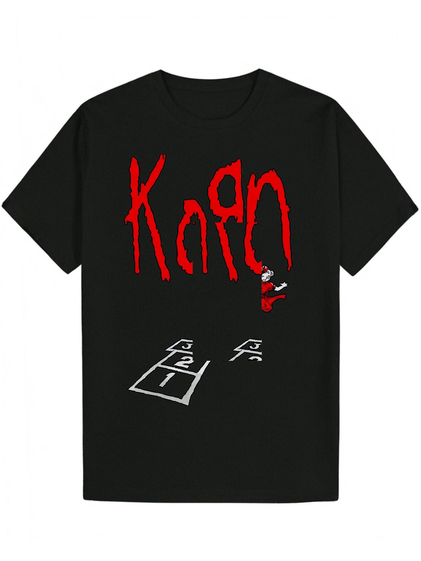 Short Sleeve T-shirt - Black with Red Santa Claus Graphic Print S