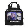 Custom Rapper Music Jul Insulated Lunch Tote Bag for Women Portable Thermal Cooler Food Lunch Box Work School Travel