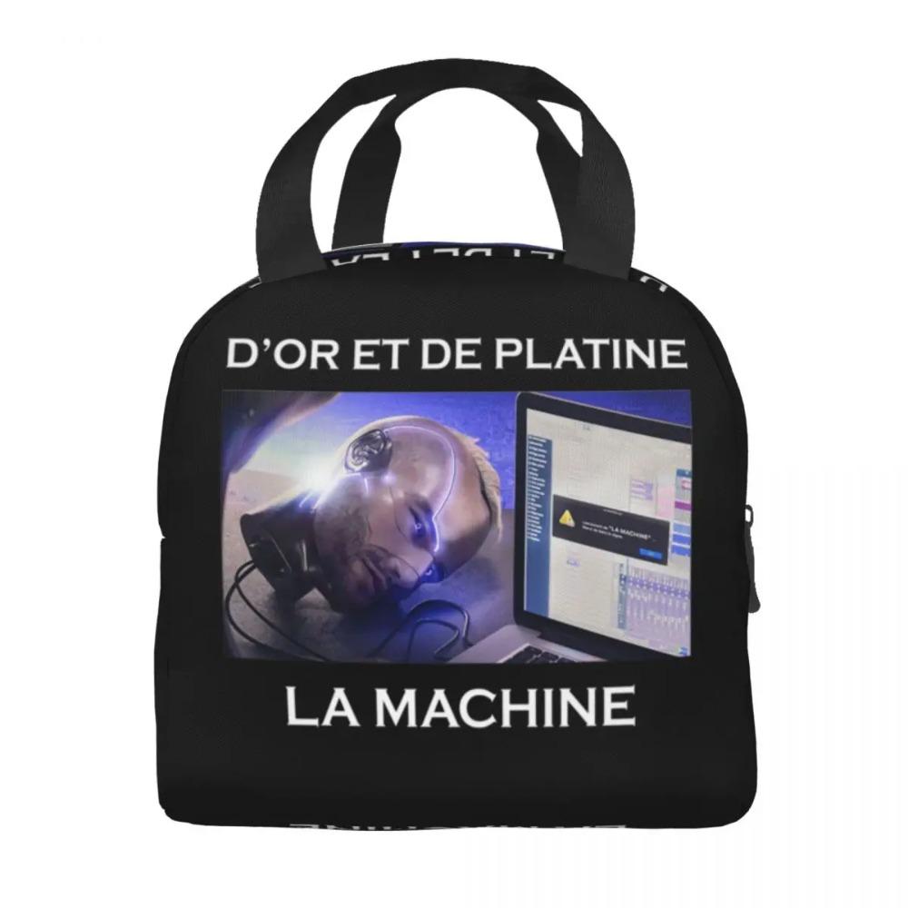 Custom Rapper Music Jul Insulated Lunch Tote Bag for Women Portable Thermal Cooler Food Lunch Box Work School Travel