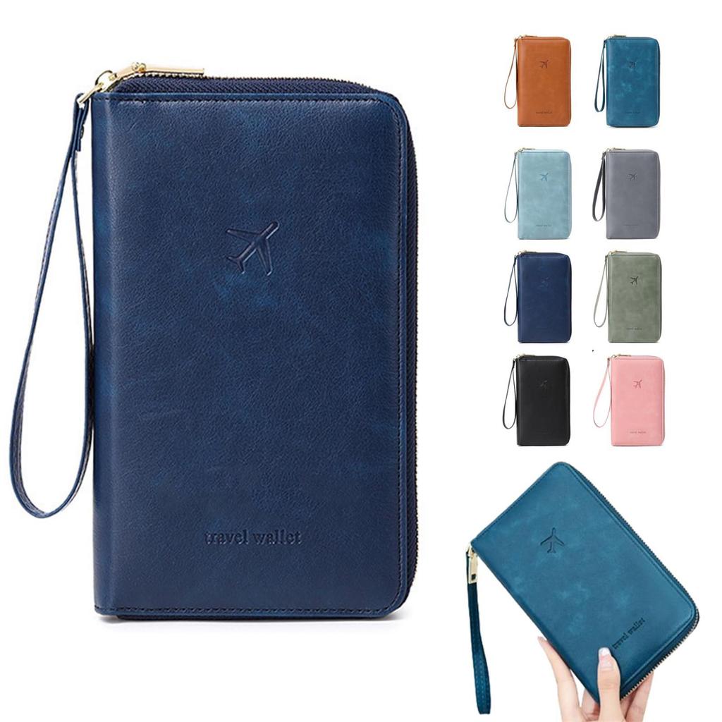 Passport Holder, Multifunctional Passport Wallet, Men's And Women's Travel Wallet, ID Card Storage Bag, Travel Wallet Protective Cover