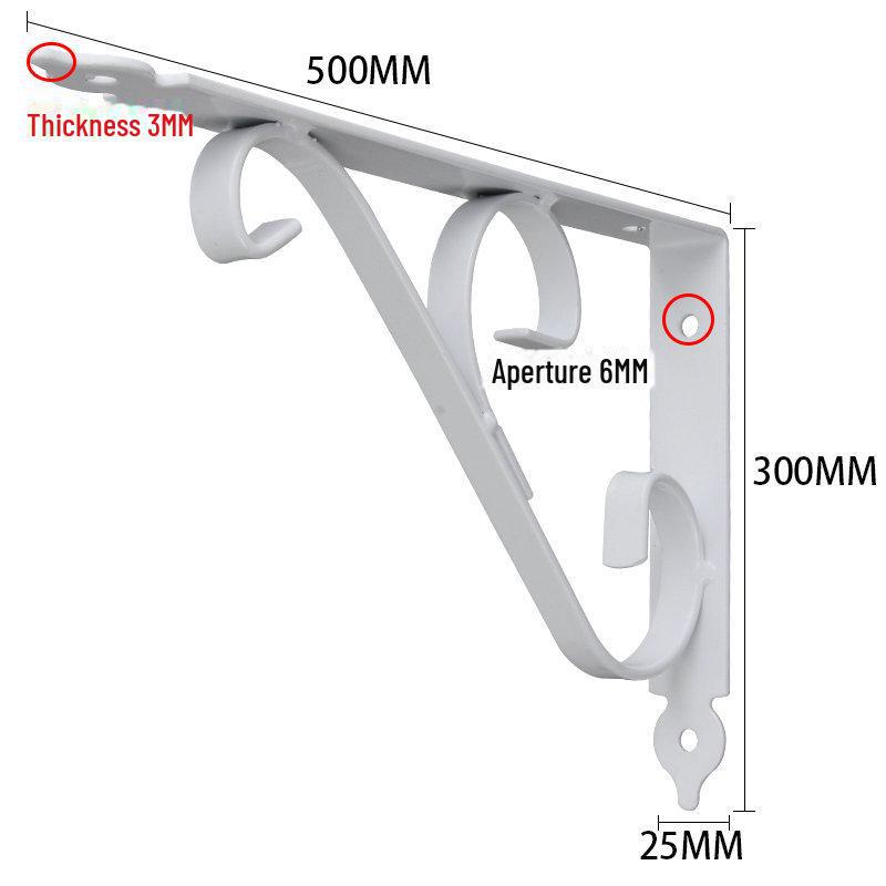 Thickened Iron Triangular Marble Countertop Support Bracket