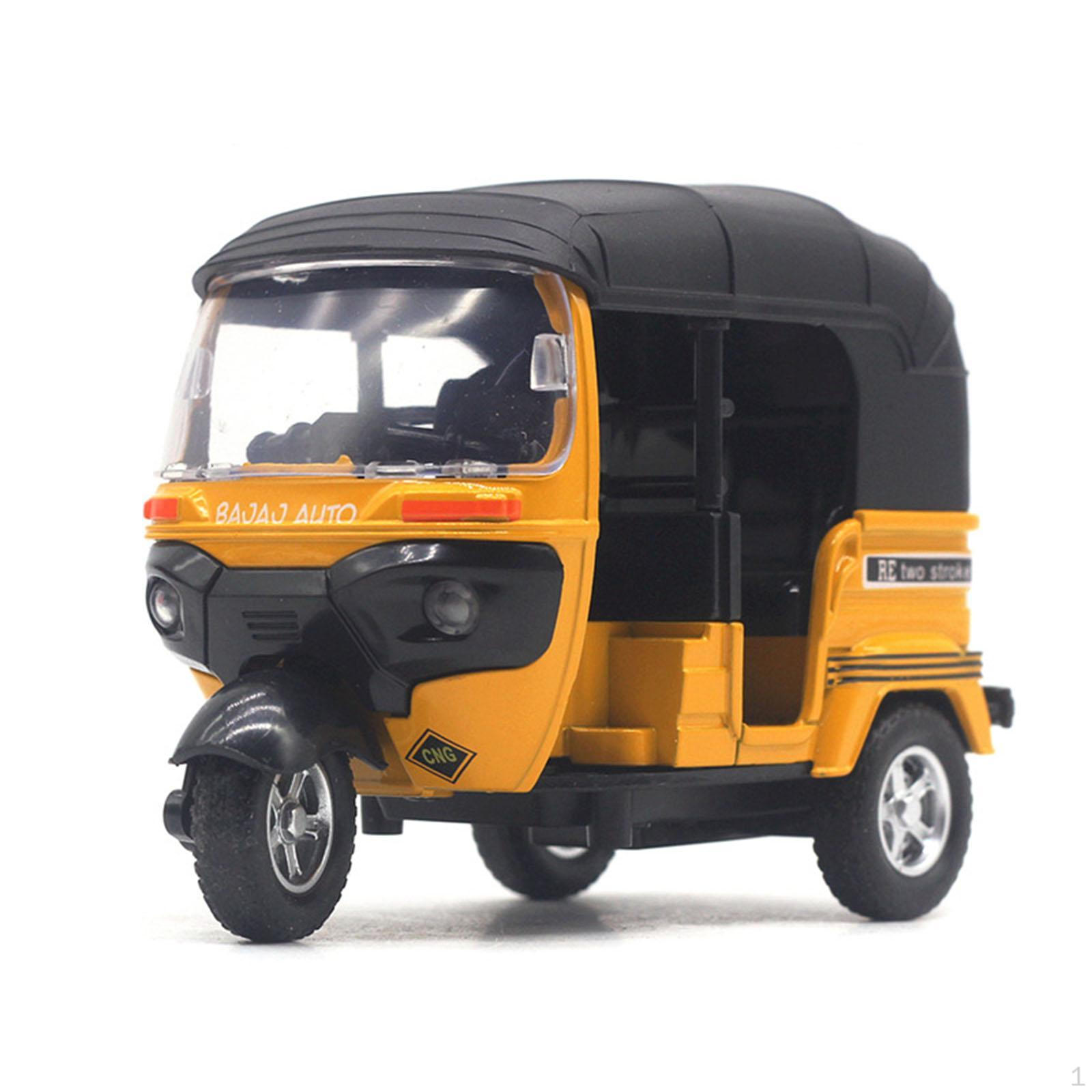 

1/14 Scale Three -wheeler Model Vehicle Toy Decoration Miniature Figure for Office Living Room