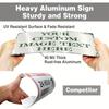 Custom Metal Road Warning Sign Indoor Outdoor Home Garage Yard Decor