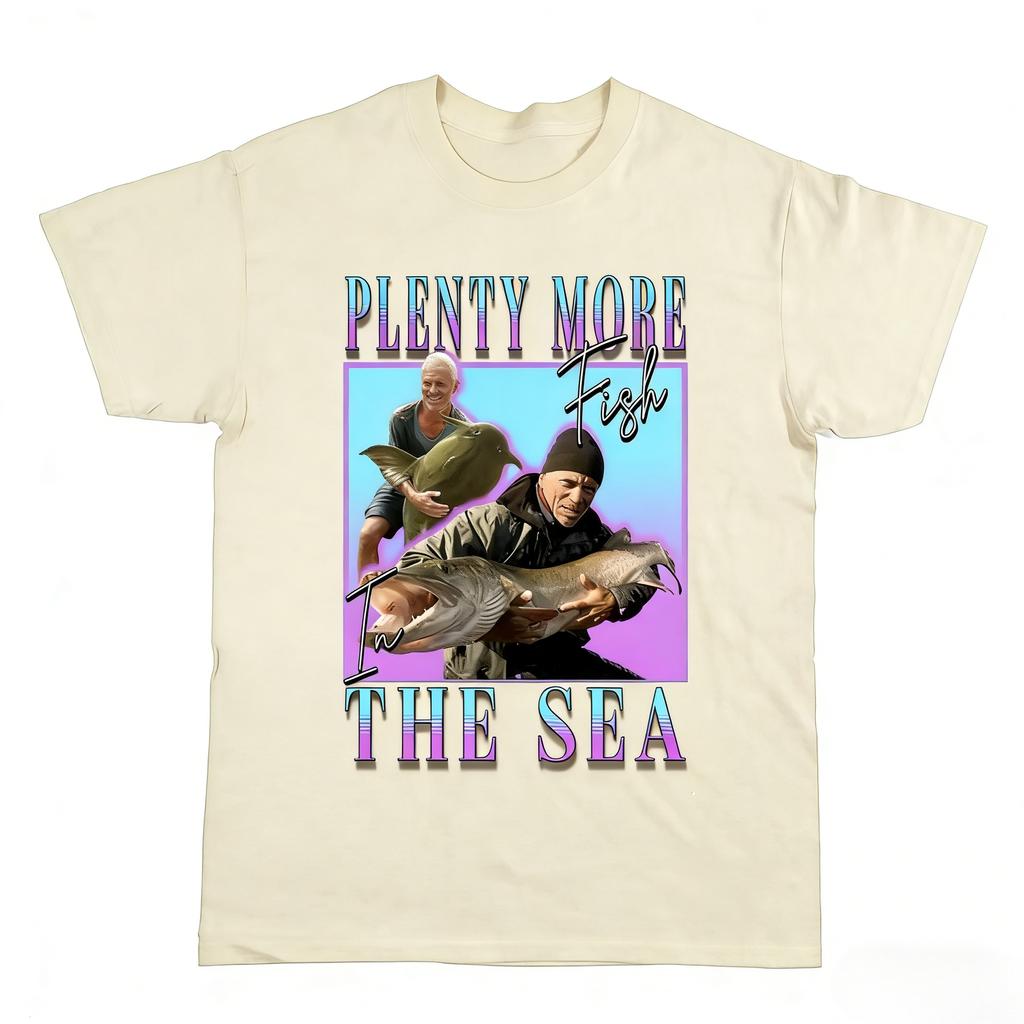 2026 River Monsters T-shirt Hommage Il y a plein d'autres poissons dans la mer Jeremy Wade Pêche au Poisson-chat Prédateur Homme Unisexe Vêtements Été