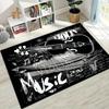 Tappeto Vintage Hip-hop Anni '90 per Soggiorno Camera da Letto Comodino Tappetino per Pavimento Scintillante Decorazione Festa Disco Cucina Tavolino Zerbino