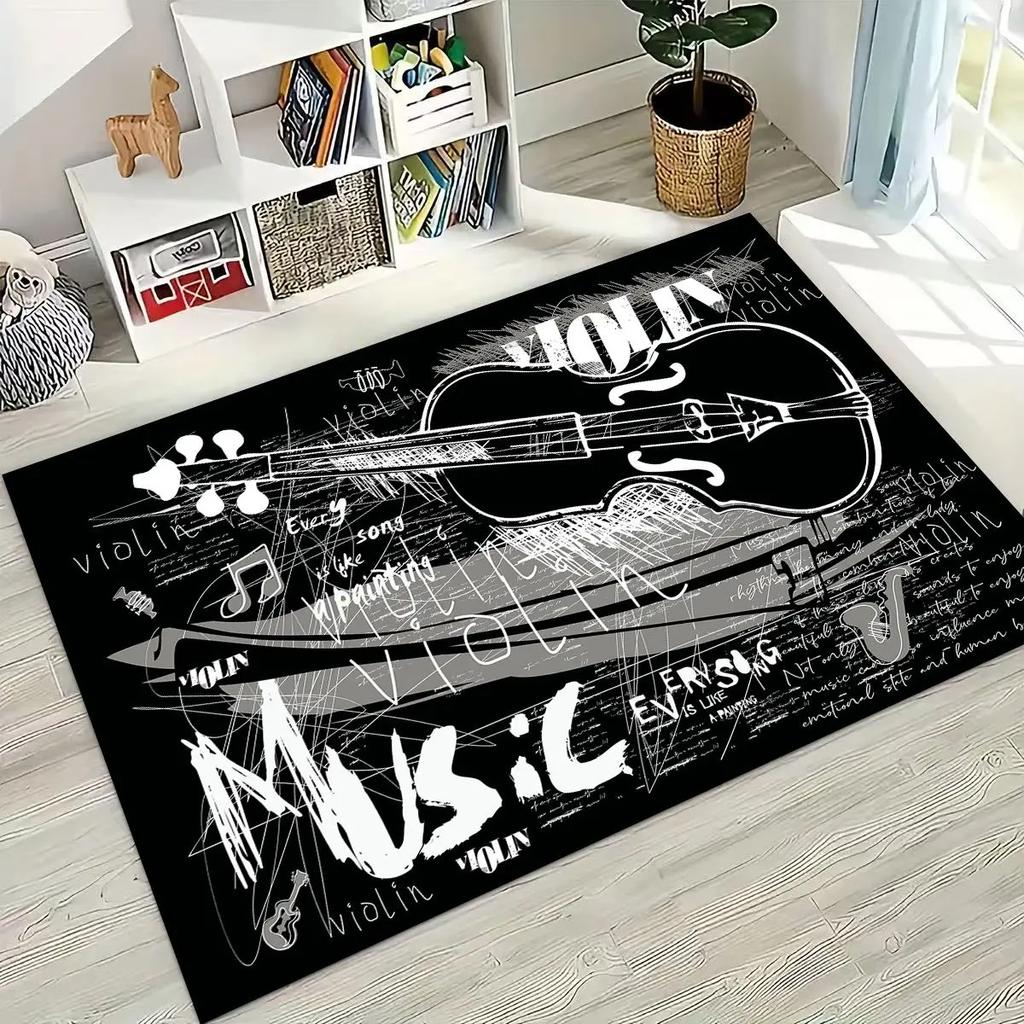 Tappeto Vintage Hip-hop Anni '90 per Soggiorno Camera da Letto Comodino Tappetino per Pavimento Scintillante Decorazione Festa Disco Cucina Tavolino Zerbino