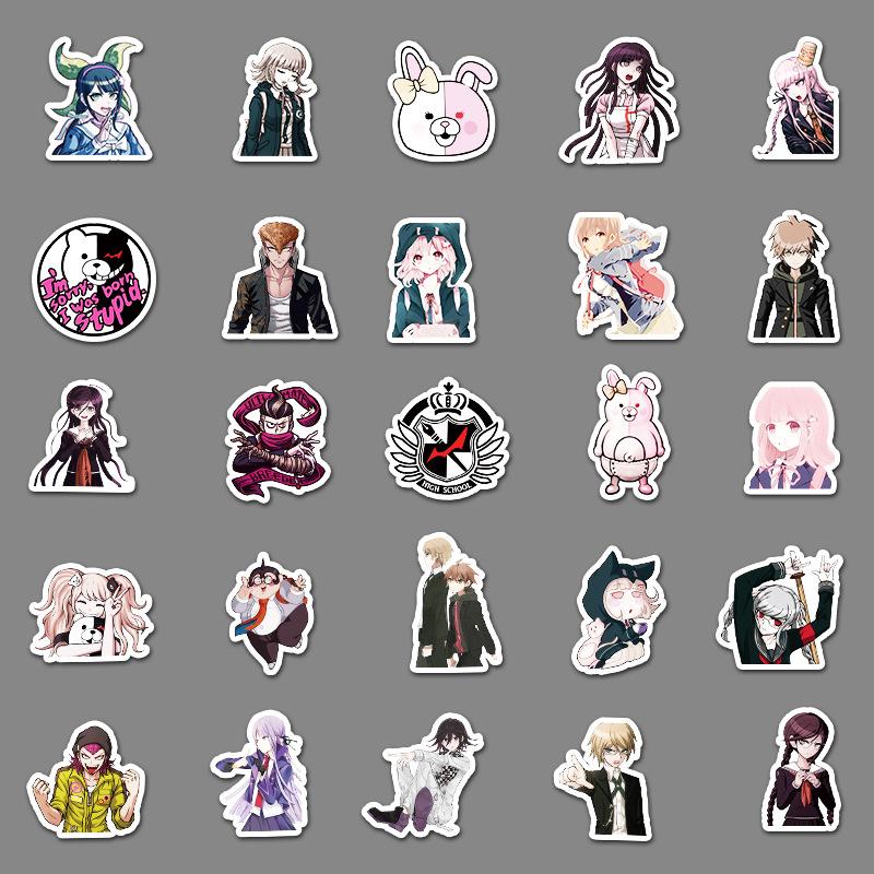 50 Pieces of Graffiti Creative Laptop Car Refrigerator Decoration Stickers