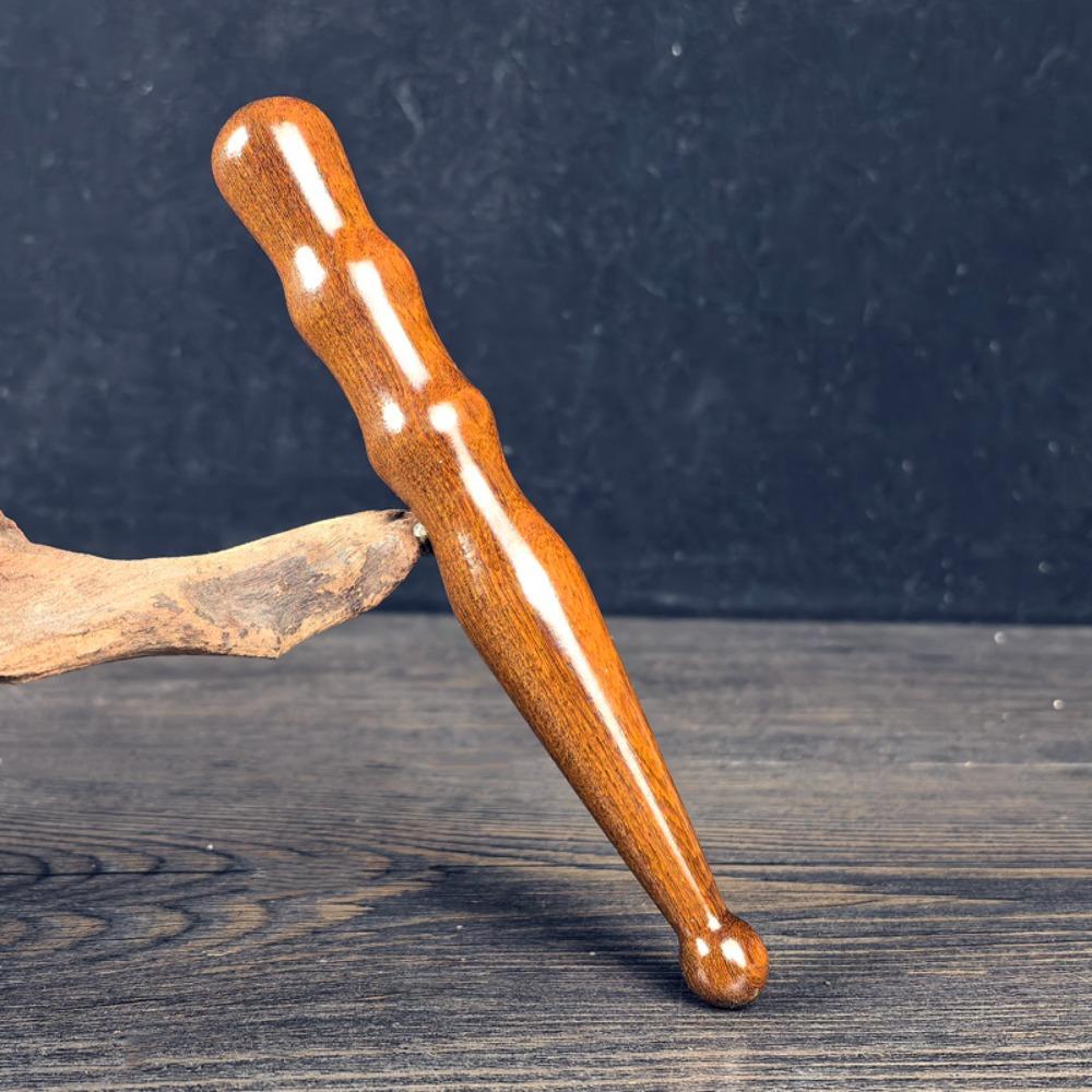 

Durable Sandalwood Massage Stick Portable Foot Massage Stick Acupuncture Stick Meridian Therapy Bamboo Stick