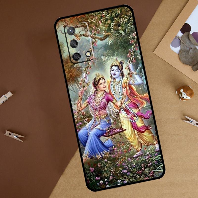 Lord Krishna Radha For Oppo A18 A38 A58 A78 A98 A40 A60 A80 A74 A94 A54 A16 A76 A96 A15 A57S A17 A77 Phone Case