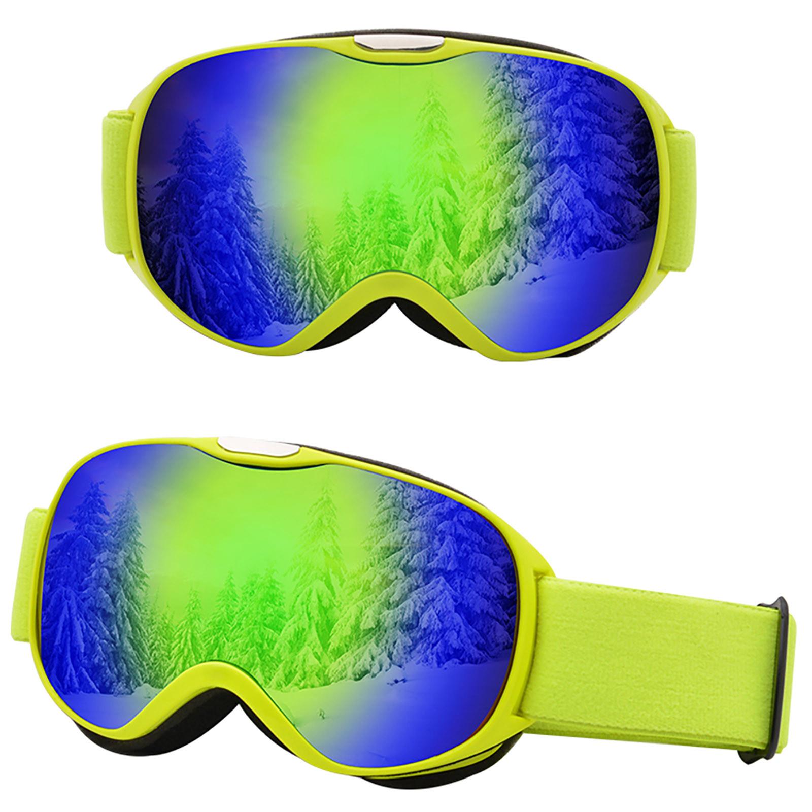 

Детские противотуманные очки Ramidos для лыж, сноуборда, защитные зимние очки One Size жёлтый