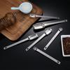 6pcs Long Handle Graduated Spoon with Scale Baking Spoon Household Coffee Scoop  Bar