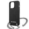 Karl Lagerfeld KLHCP13XPMK iPhone 13 Pro Max 6.7" Hardcase Black/black Leather Textured and Chain