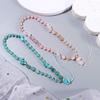 Gravel Pearl Mobile Phone Strap Cell Phone Lanyard Letter Beads Chain Crystal Stone Beads Lanyard