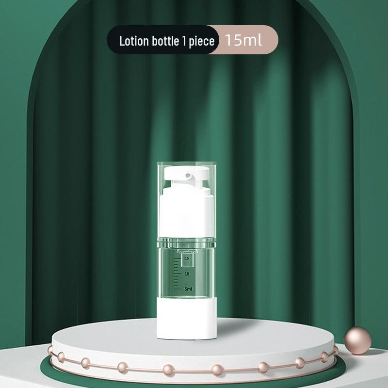 Portable Cosmetic Refill Bottles: 15ml, 30ml, 50ml Vacuum Press with Scale for Lotion and Spray