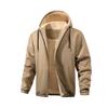 European & American Men's Thick Fleece Hoodie - OZON Hooded Loose Jacket, Baseball Style