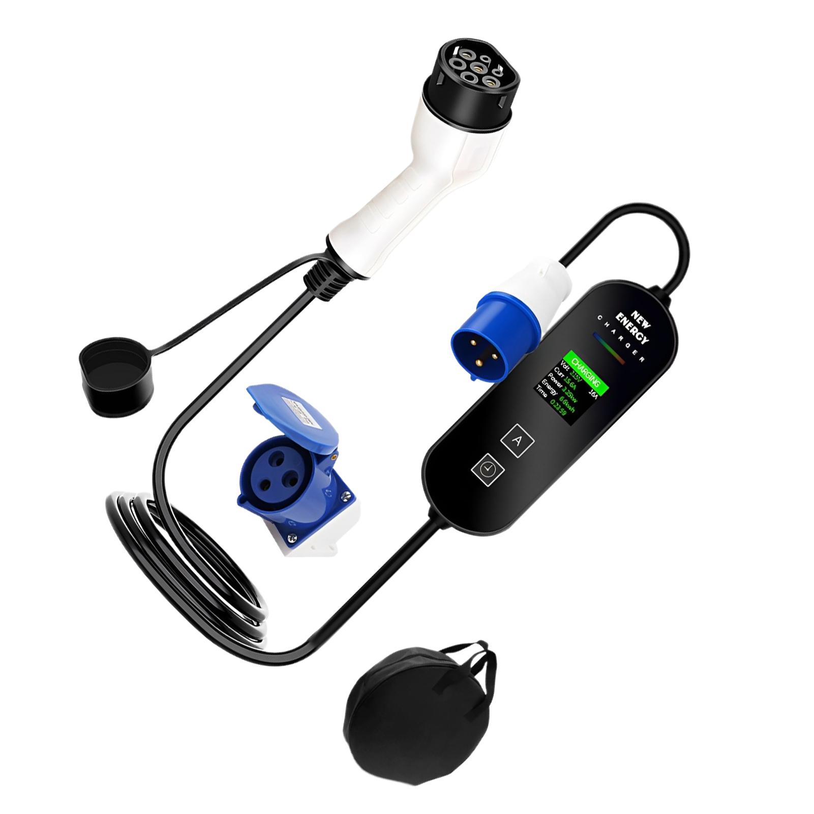 

Зарядное устройство для электромобиля Тип 2 Зарядный кабель 7 кВт Зарядное устройство для электромобиля Тип 2 Кабель Зарядное устройство Прочное и долговечное