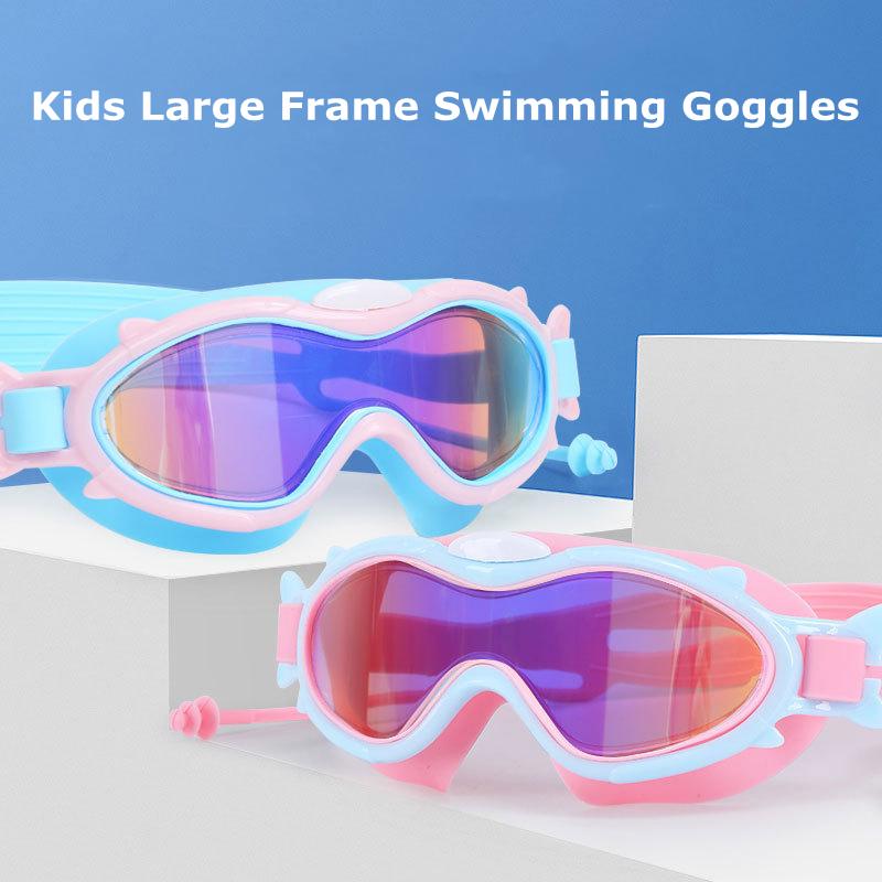 Professional Swimming Goggles Kids Swimming Glasses Diving HD Waterproof Anti-fog UV Protection 4-15 Years Children Swim Eyewear