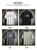 Men’s Hong Kong Style Loose Short-Sleeve T-Shirt - Trendy Plus Size Tops