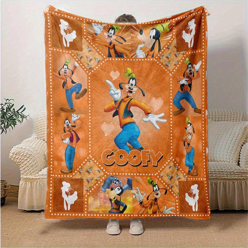 1pc Goofy Cartoon Print Blanket, Perfect for Home, Office, or Outdoor Use, Great Gift Idea!