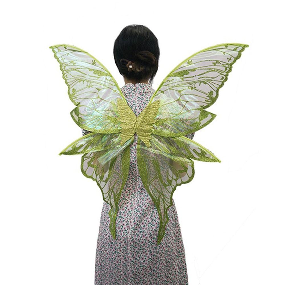 Creative Fairy Butterfly Wings Fluttering Wings Elf Wings Costume Dress Up Wings Set Halloween