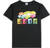 T.D.Well Fitness Wear, Yoga, Zumba, Hip Hop Wear, Short Sleeve T-Shirt (JP, Alphabet, M, Black 7)