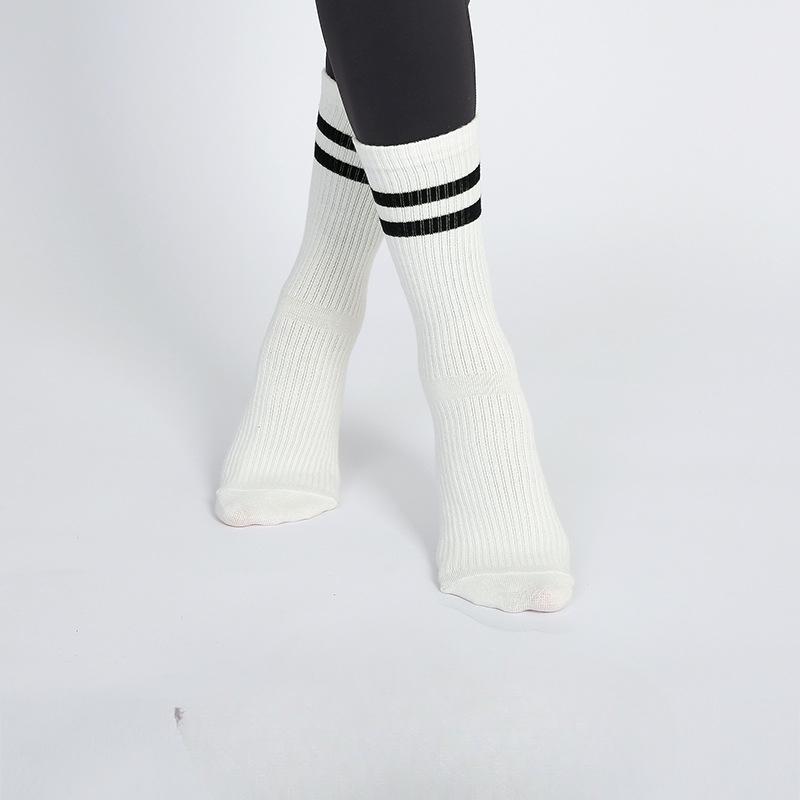 Women Fall Yoga Pilates Non-slip Professional Indoor Sports Rubber Pressure Tube Socks