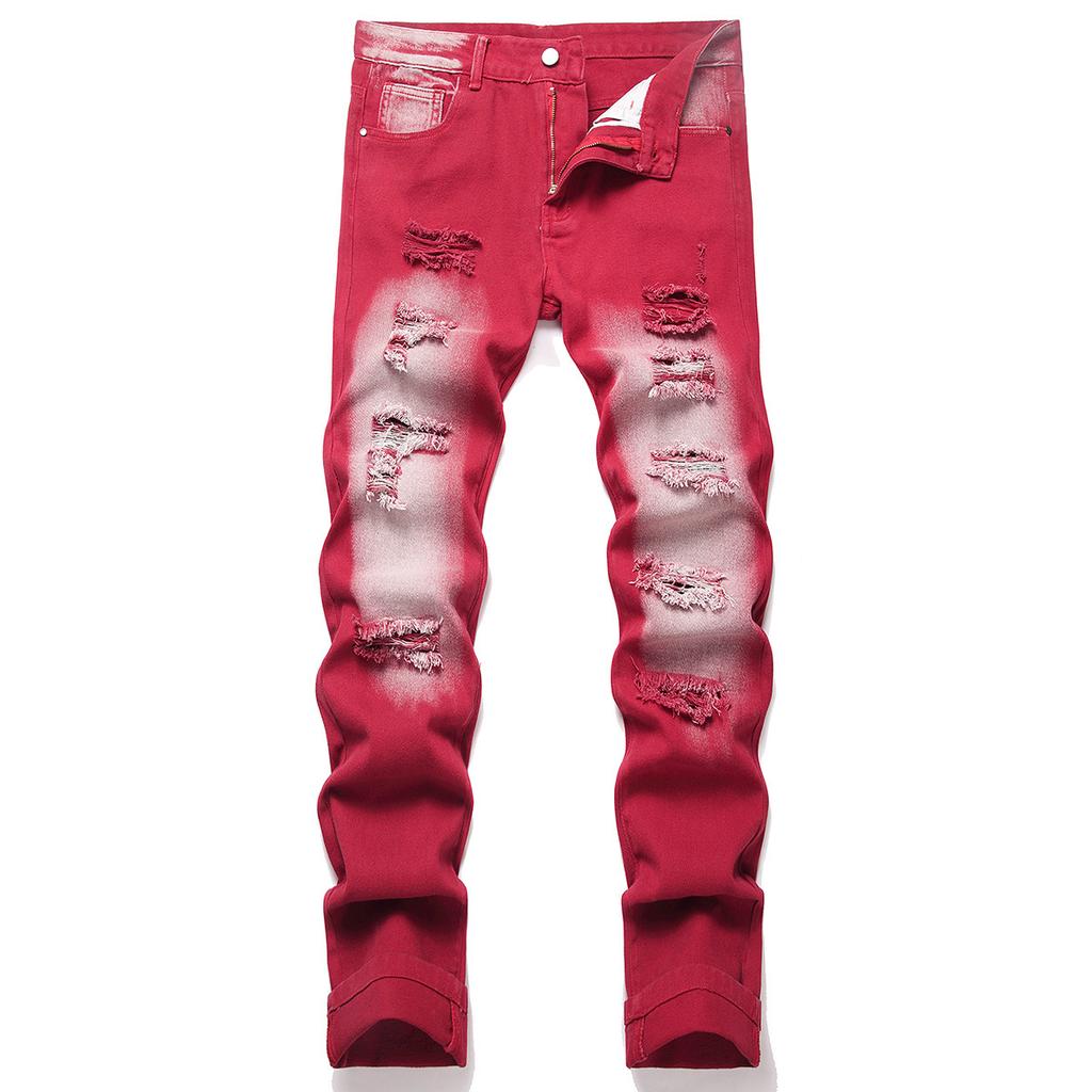 Men's Fit Ripped Jeans