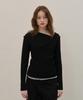 Kamino Off-Shoulder Knit Black