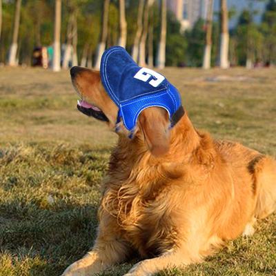 Cappellino da Baseball Protettivo dal Sole per Cani - Adatto a Razze Piccole e Grandi con Fori per le Orecchie; Perfetto per Golden Retriever, Corgi, Bulldog Francesi e Teddies.