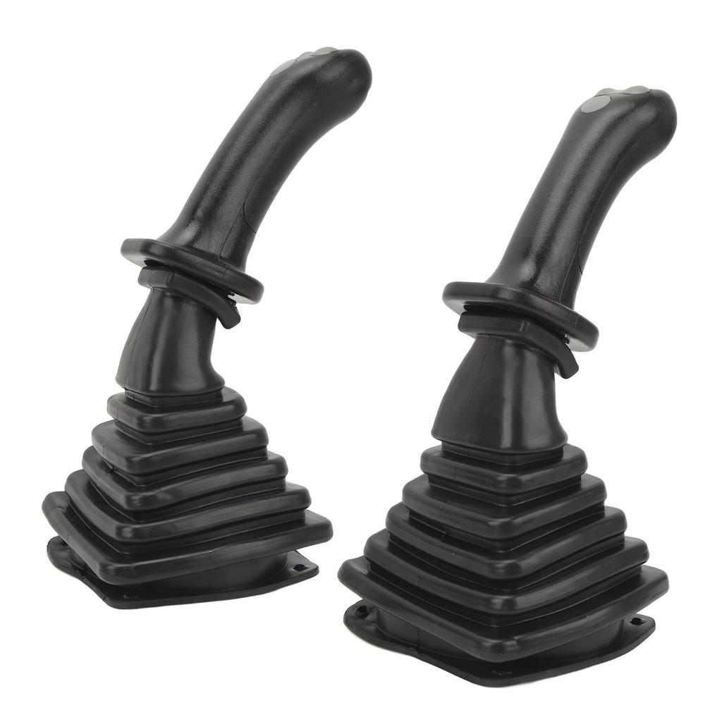 2Pcs 3 Button Excavator Joystick Handles with Dust Cover Replacement for Doosan DH DX150 215 225 300 370‑9C