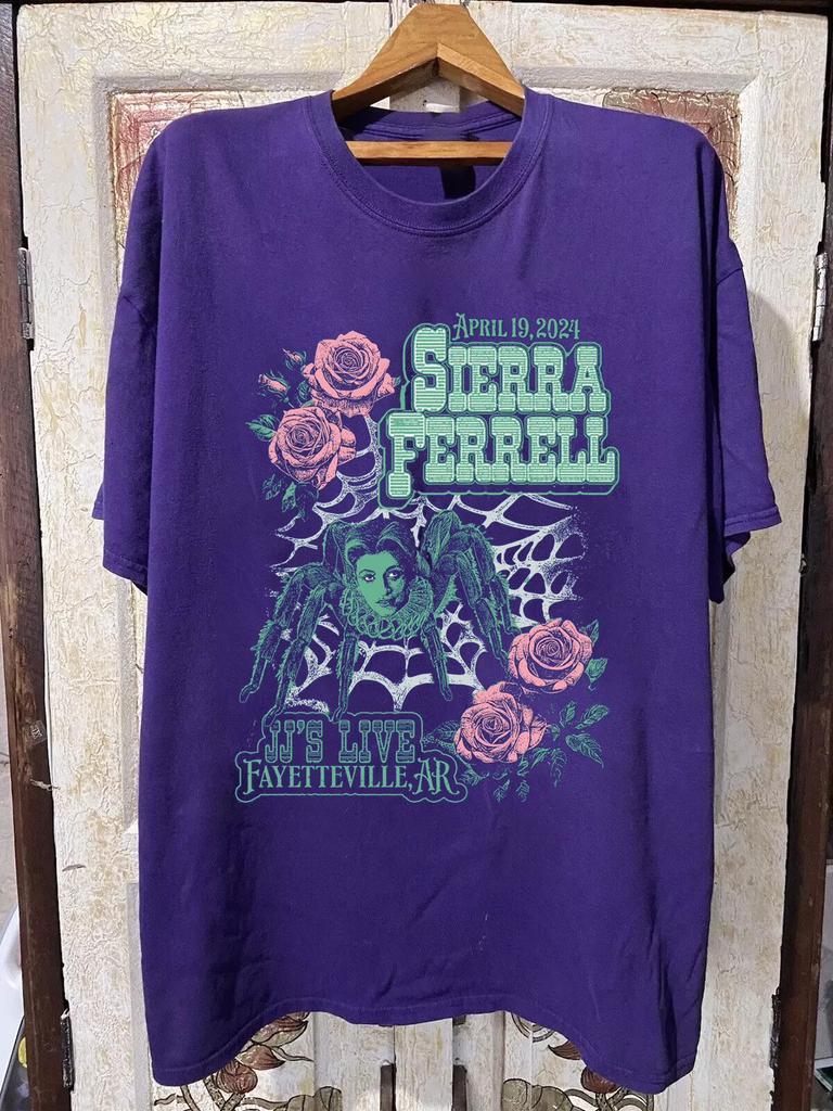 Sierra Ferrell Live In Concert 2024 Purple T Shirt Full Size S-5XL