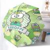 1pc Keroppi Frog Automatic Folding Umbrella - Portable 3-Fold Design with Iron Frame, Perfect for Outdoor Use, Festive Gifts, Travel, Daily Use, Suita