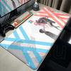 Large Gamer Mouse Mat Anime DARLING in the FRANXX Gaming Mouse Pad XXL Office Table Rubber Nonslip Rugs Zero Two Laptop Deskmat